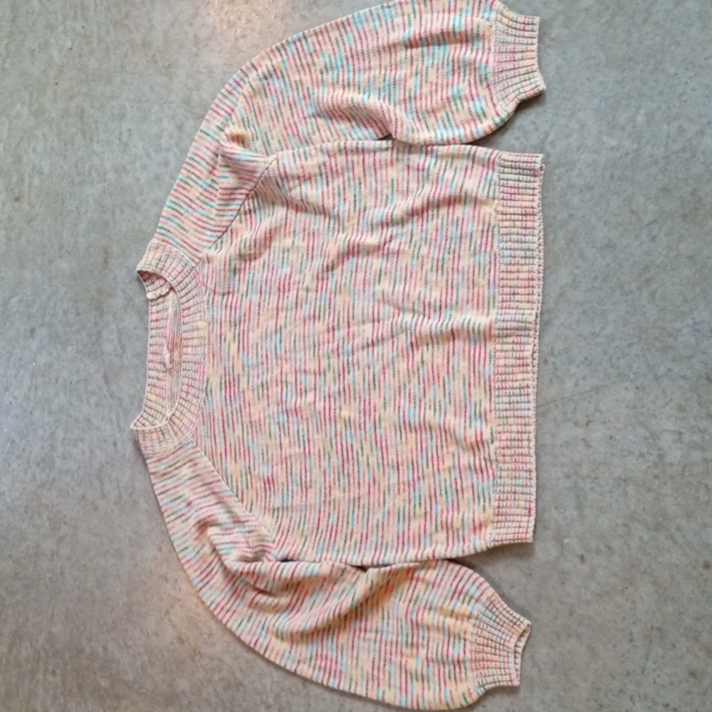 Hailey & Co Multicolored Crew Neck Sweater womens Medium